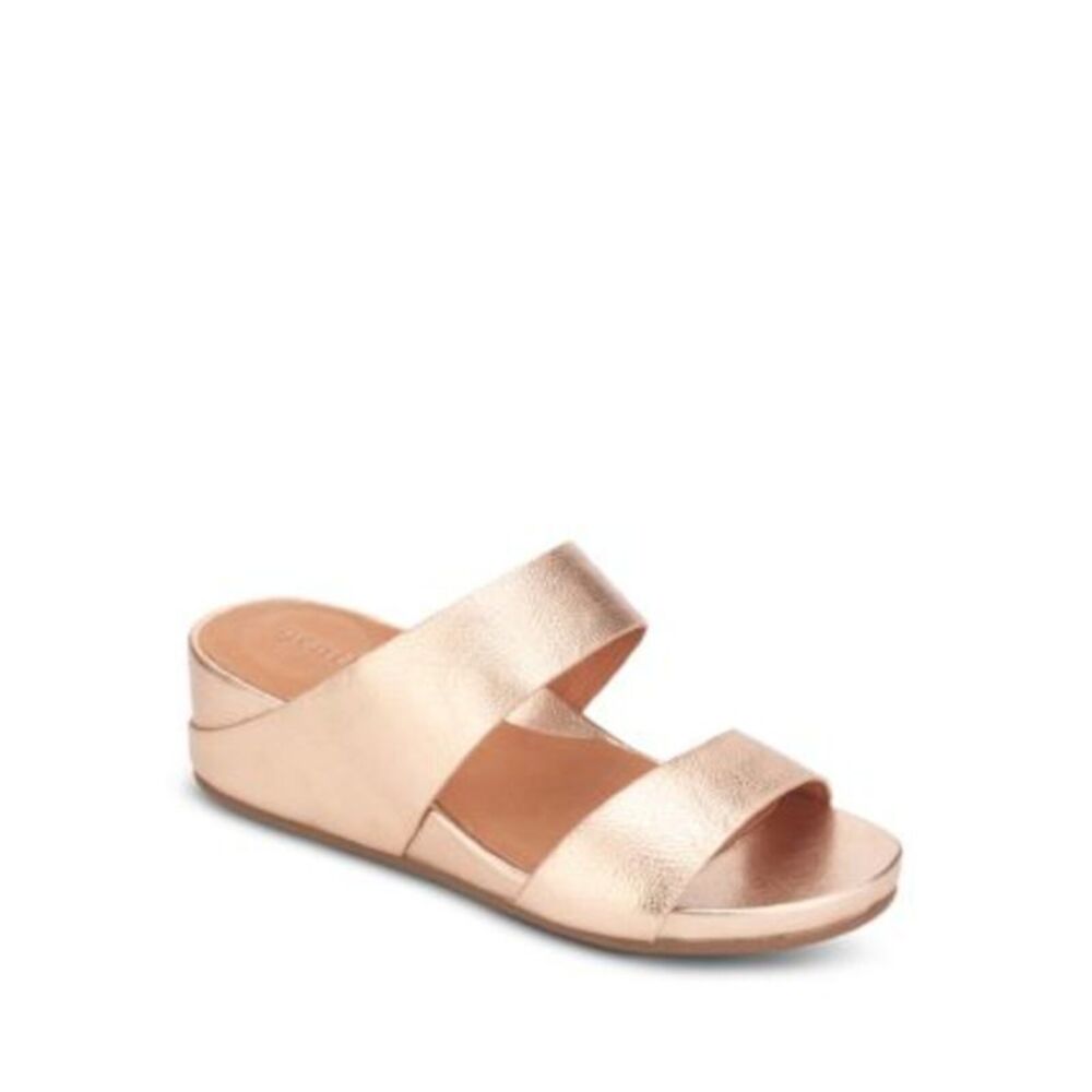 GENTLE SOULS KENNETH COLE Womens Pink Gisele Wedge Sandals Shoes 8 M
